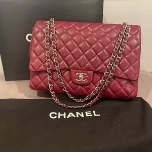 Beautiful Chanel in Burgundy Wine!